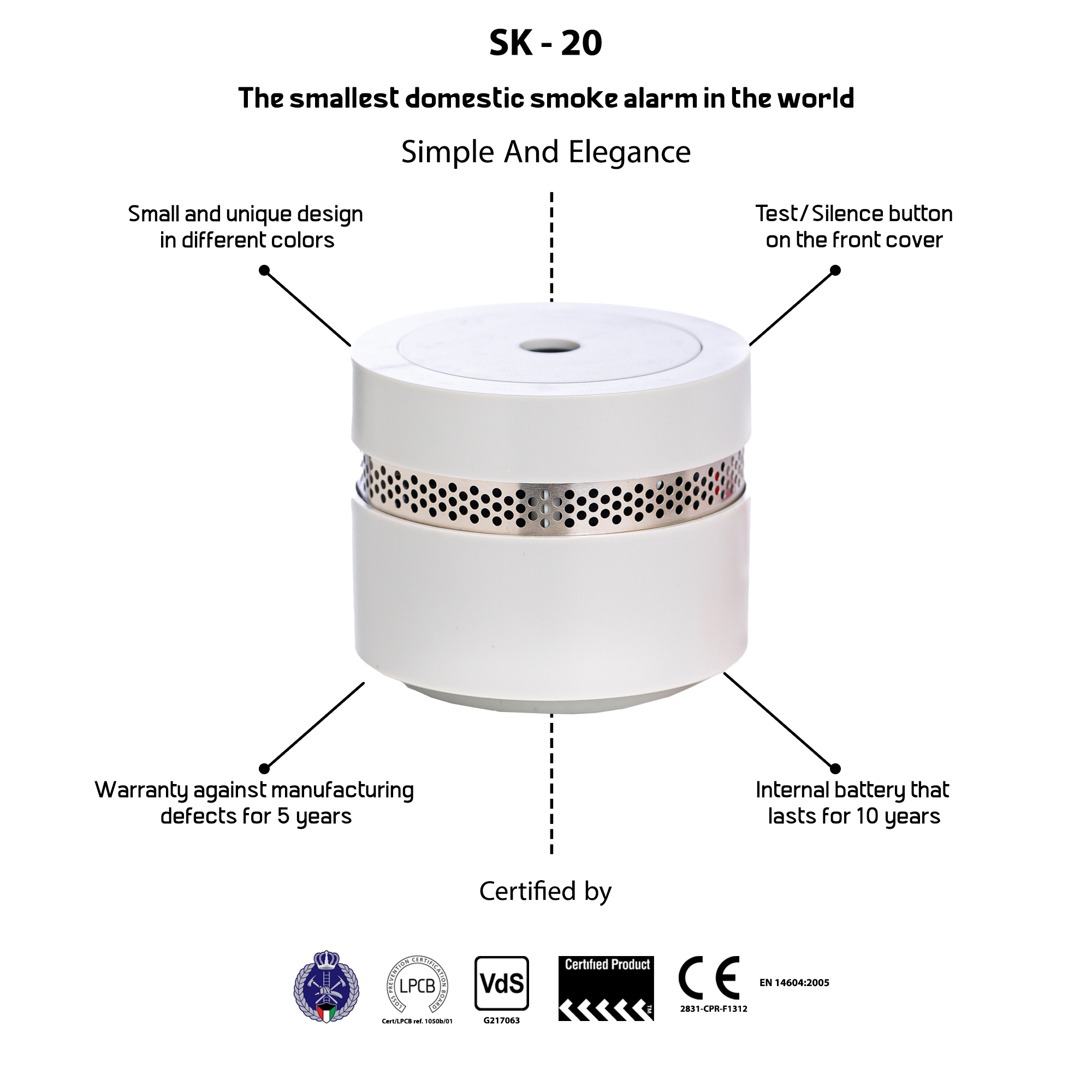 Smoke Alarm “GREY”